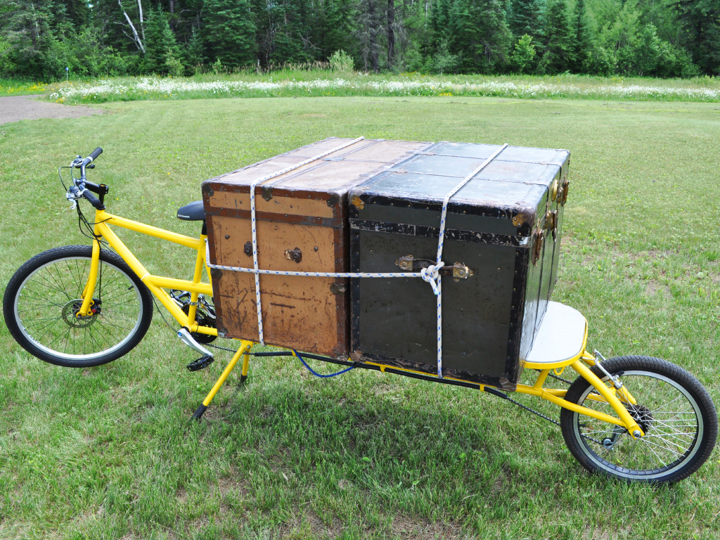 Transporter Cargo Bike - diy rear cargo bike
